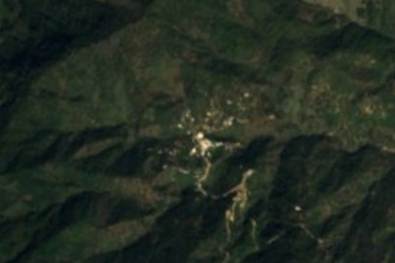Vista satelital de Santa María Amialtepec, Oaxaca