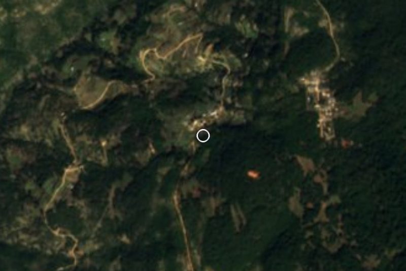 Vista satelital de Atalaya, Oaxaca