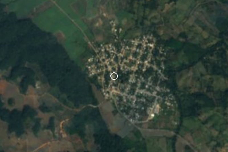 Vista satelital de Bethania, Oaxaca