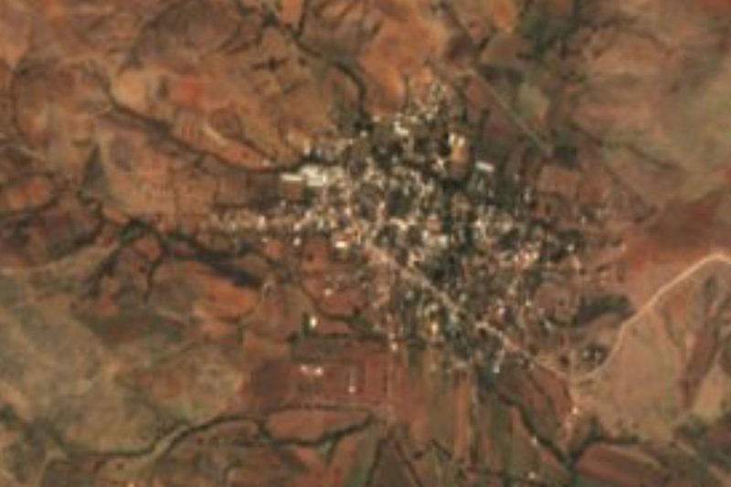 Vista satelital de La Pe, Oaxaca