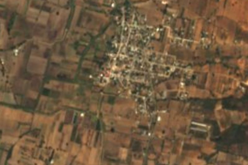 Vista satelital de San Juan Chilateca, Oaxaca