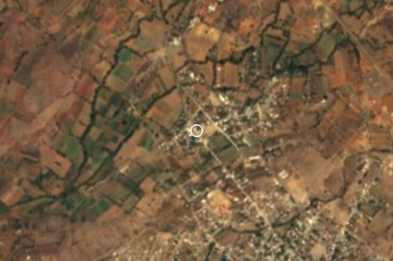Vista satelital de San Miguel Ejutla, Oaxaca
