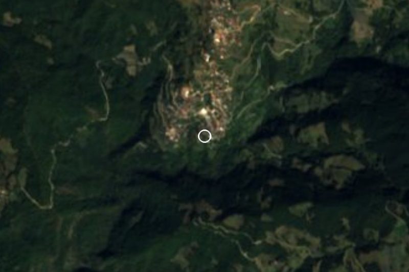 Vista satelital de San Pedro Yólox, Oaxaca