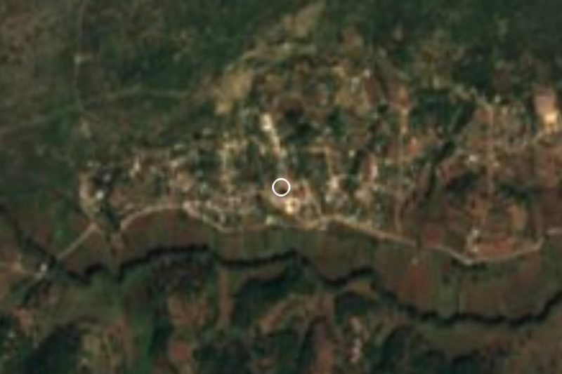 Vista satelital de San Sebastián de las Grutas, Oaxaca