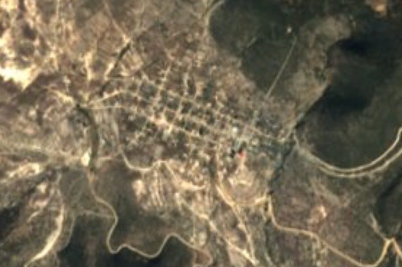 Vista satelital de Santa María Ixcatlán, Oaxaca
