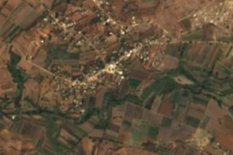 Vista satelital de Taniche, Oaxaca
