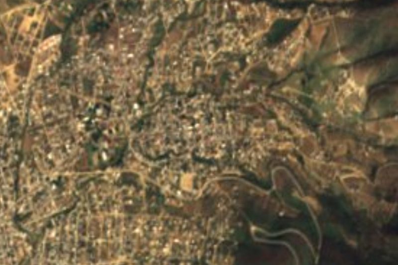 Vista satelital de Viguera, Oaxaca