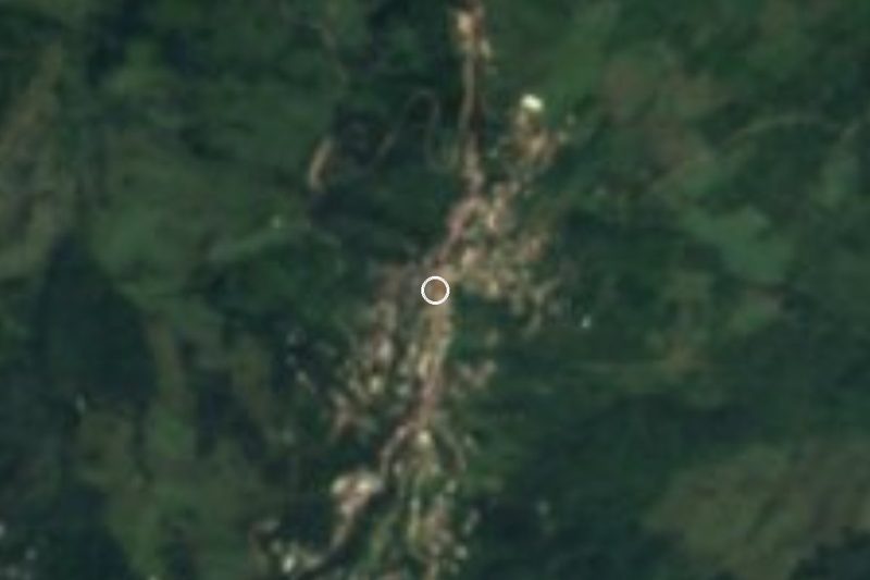 Vista satelital de Amixtlán, Puebla
