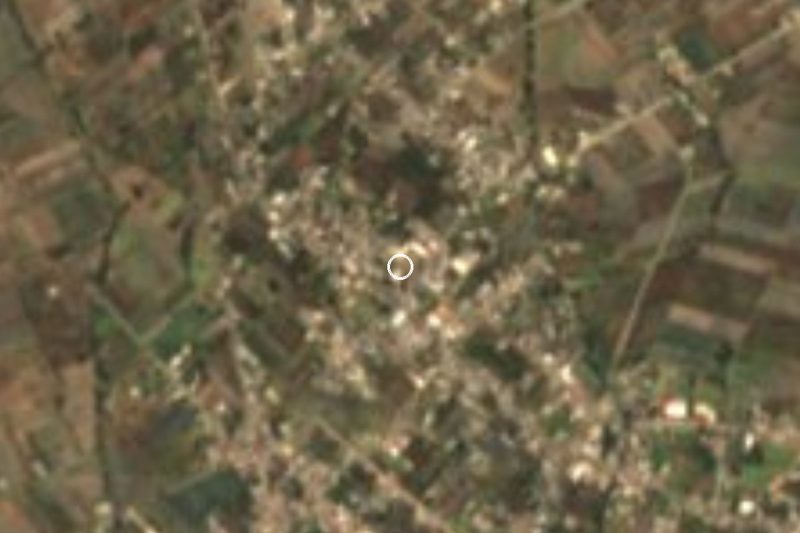 Vista satelital de Apango de Zaragoza, Puebla