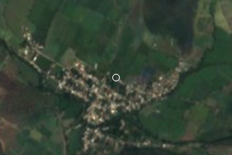 Vista satelital de Atzala, Puebla