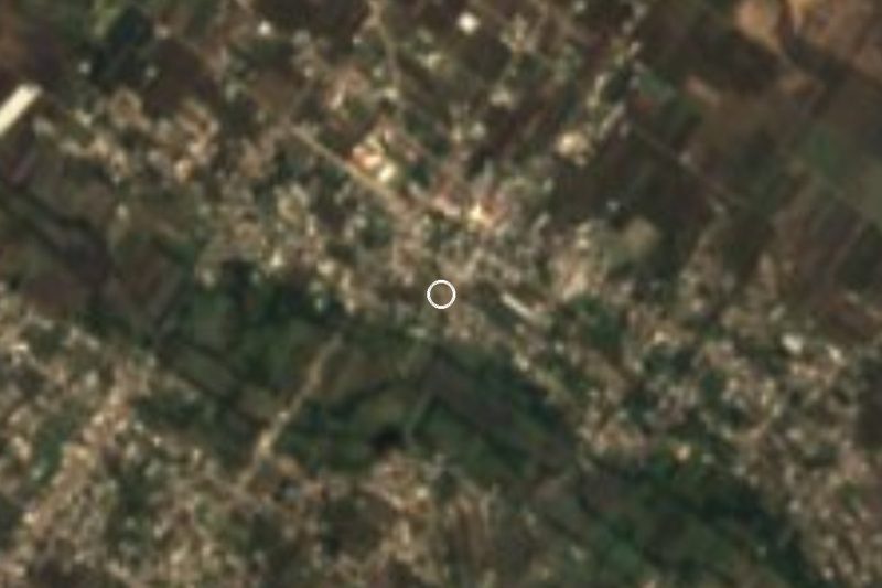 Vista satelital de Cuanalá, Puebla