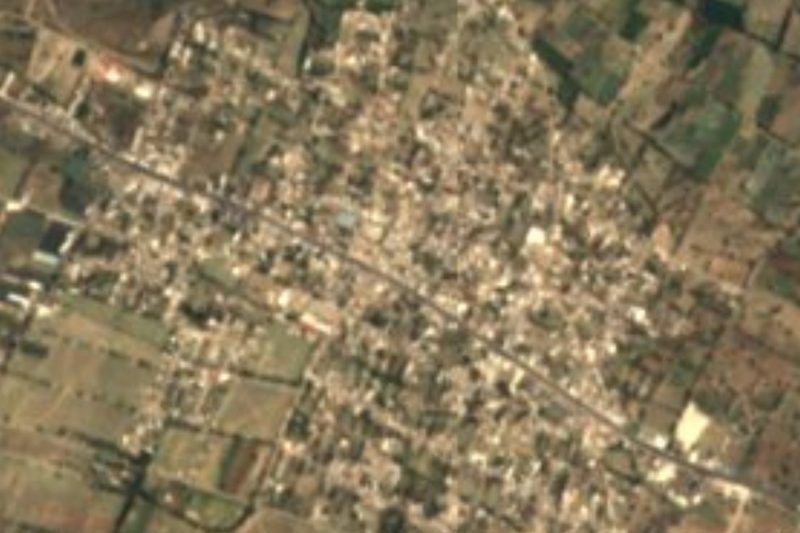 Vista satelital de Cuapiaxtla de Madero, Puebla
