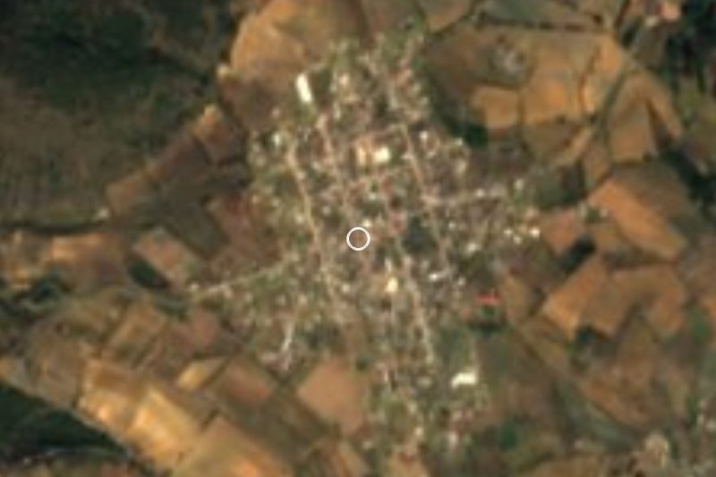 Vista satelital de González Ortega, Puebla
