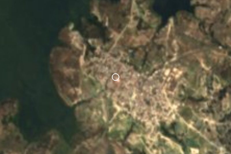Satellite view of Los Ángeles Tetela, Puebla