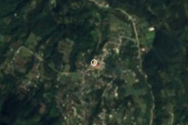Vista satelital de Mexcalcuautla, Puebla