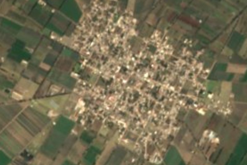 Vista satelital de Palmar de Bravo, Puebla
