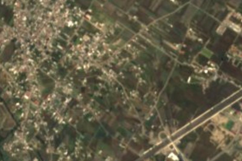 Vista satelital de San Antonio Cacalotepec, San Andrés Cholula, Puebla