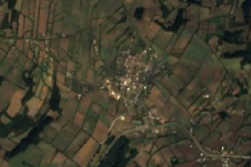 Vista satelital de San José Cuyachapa, Esperanza, Puebla