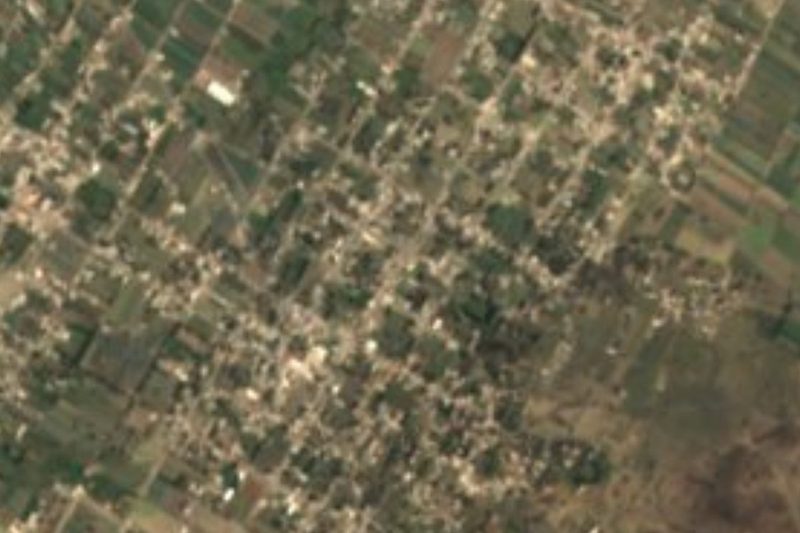 Vista satelital de San Miguel Xaltepec, Puebla