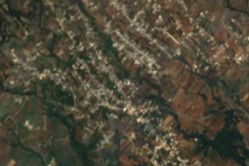 Satellite view of San Pedro Benito Juárez, Puebla