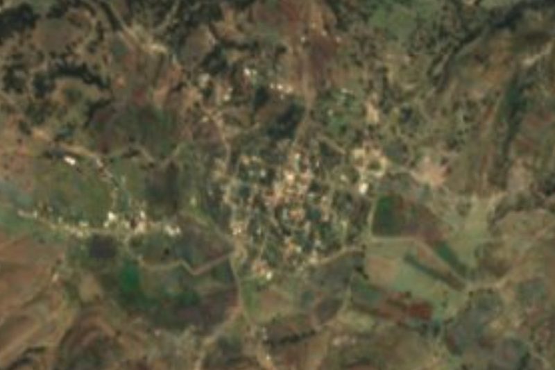 Vista satelital de Santa Cruz Alpuyeca, Cuautinchán, Puebla