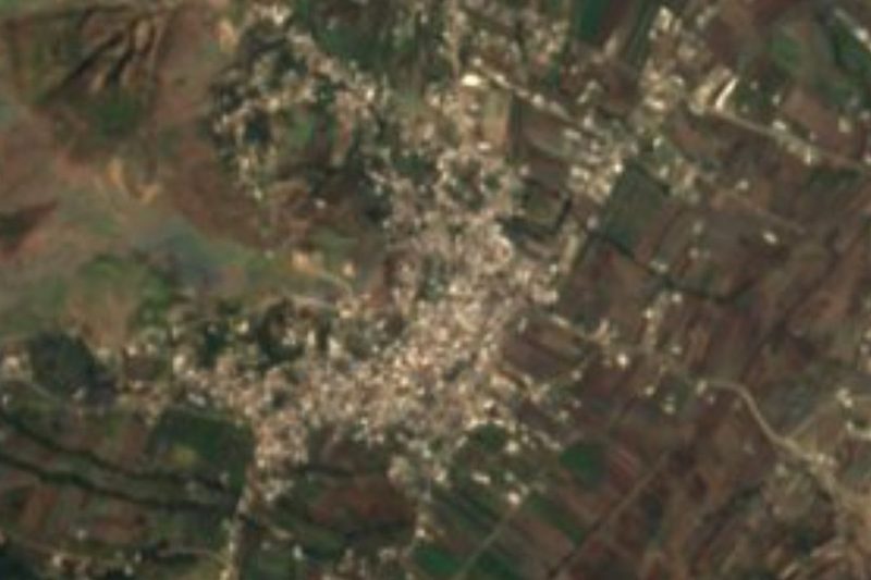 Satellite view of Santa María Malacatepec, Ocoyucan, Puebla