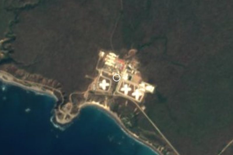 Satellite view of Laguna del Toro, Nayarit