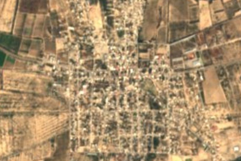 Vista satelital de Villa de Arista, San Luis Potosí