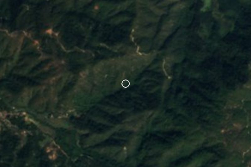 Satellite view of Mina Santa Gertrudis, Jalisco