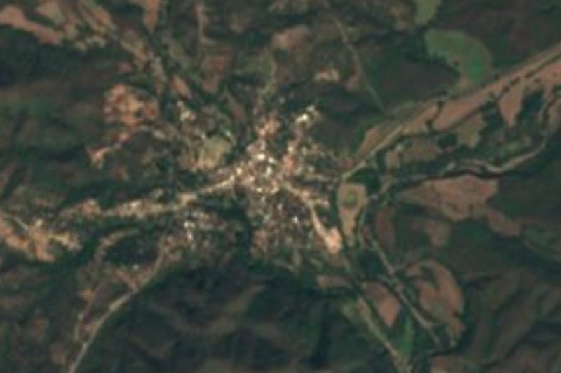 Vista satelital de La Noria, Sinaloa