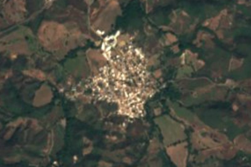 Vista satelital de Mesillas, Sinaloa