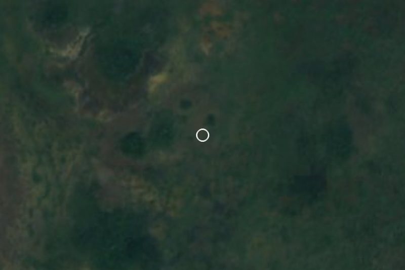 Vista satelital de Reserva Estatal El Palmar, Yucatán
