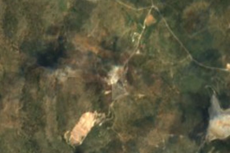 Vista satelital de La Noria de San Pantaleón, Zacatecas