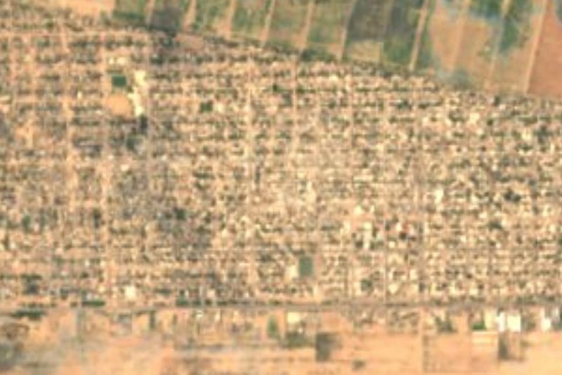 Vista satelital de Miguel Alemán (La Doce), Sonora