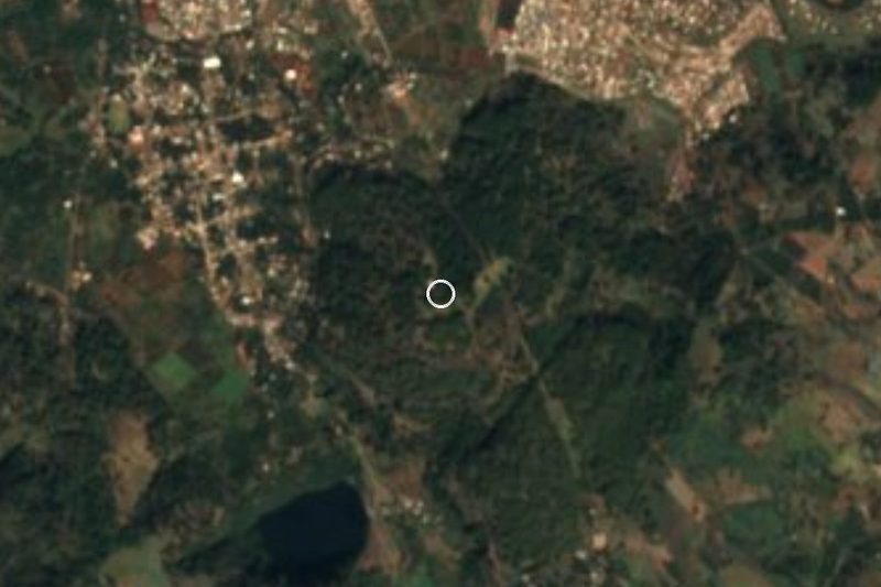 Vista satelital de Parque Ecológico Cerro Hueco, Michoacán