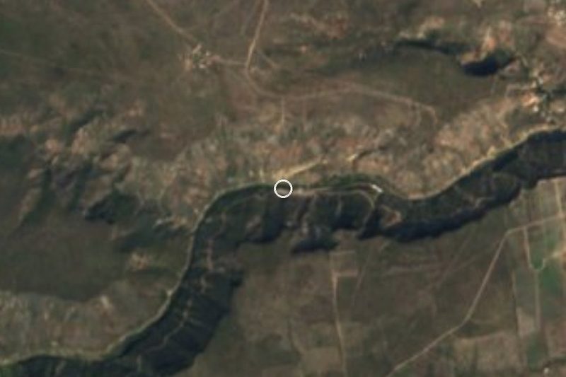 Vista satelital de Manantiales Taxidhó, Hidalgo
