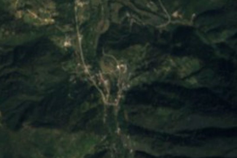 Vista satelital de La Cañada, Puebla