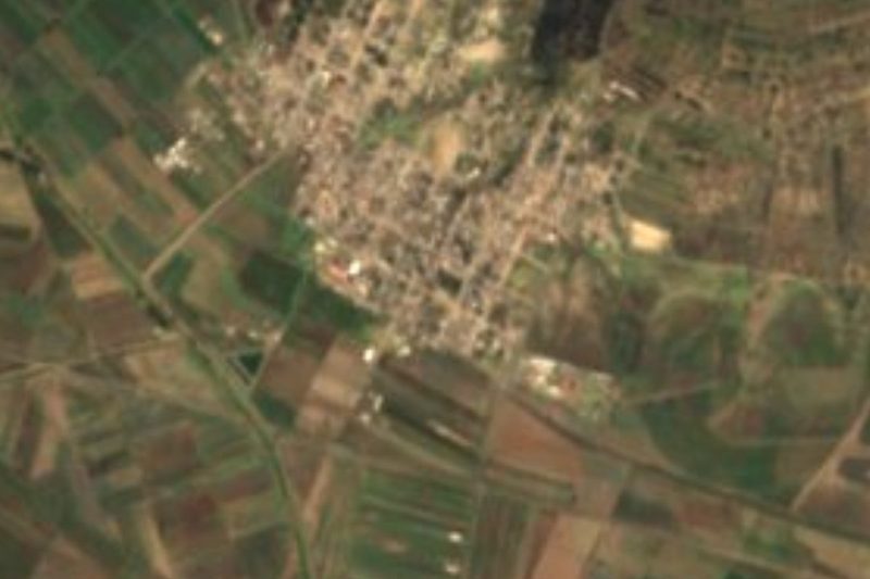Vista satelital de Benito Juárez, Tlaxcala