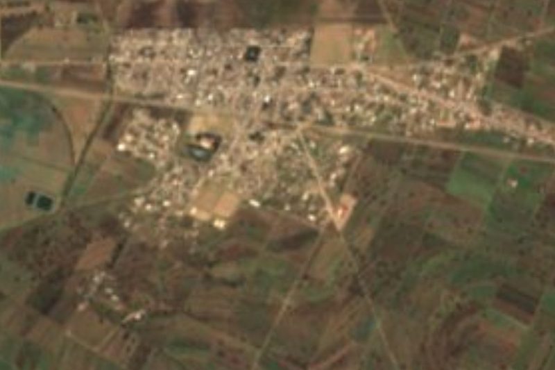 Vista satelital de San José Xicohténcatl, Tlaxcala