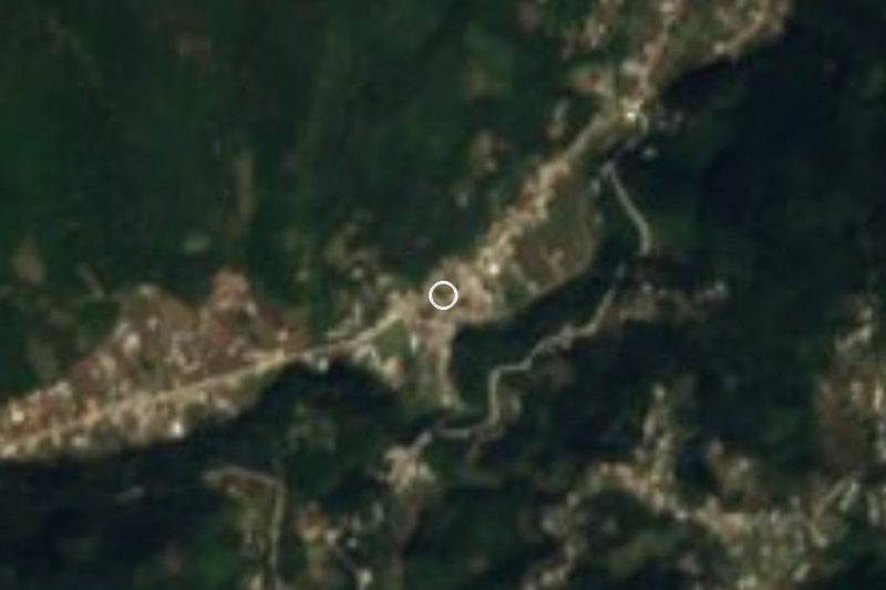 Vista satelital de Atlahuilco, Veracruz
