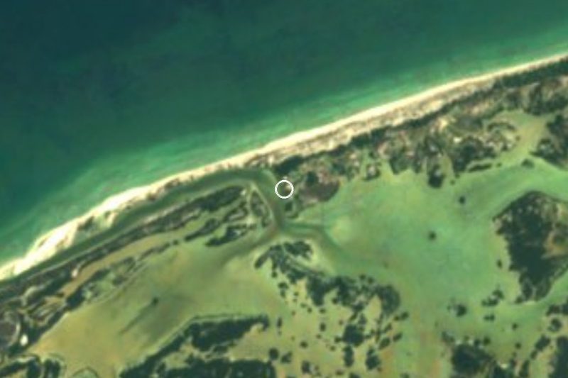 Vista satelital de La Carbonera, Yucatán