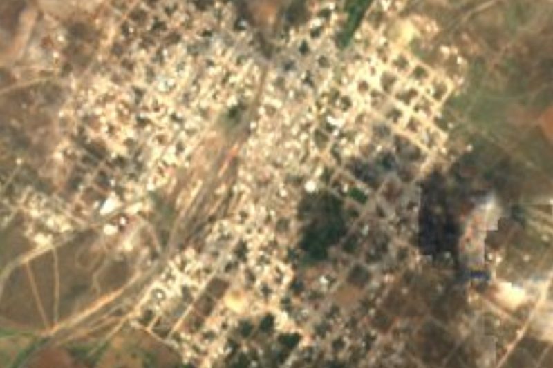 Vista satelital de Cañitas de Felipe Pescador, Zacatecas