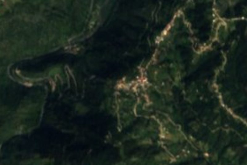Vista satelital de San Miguel Tenango, Puebla