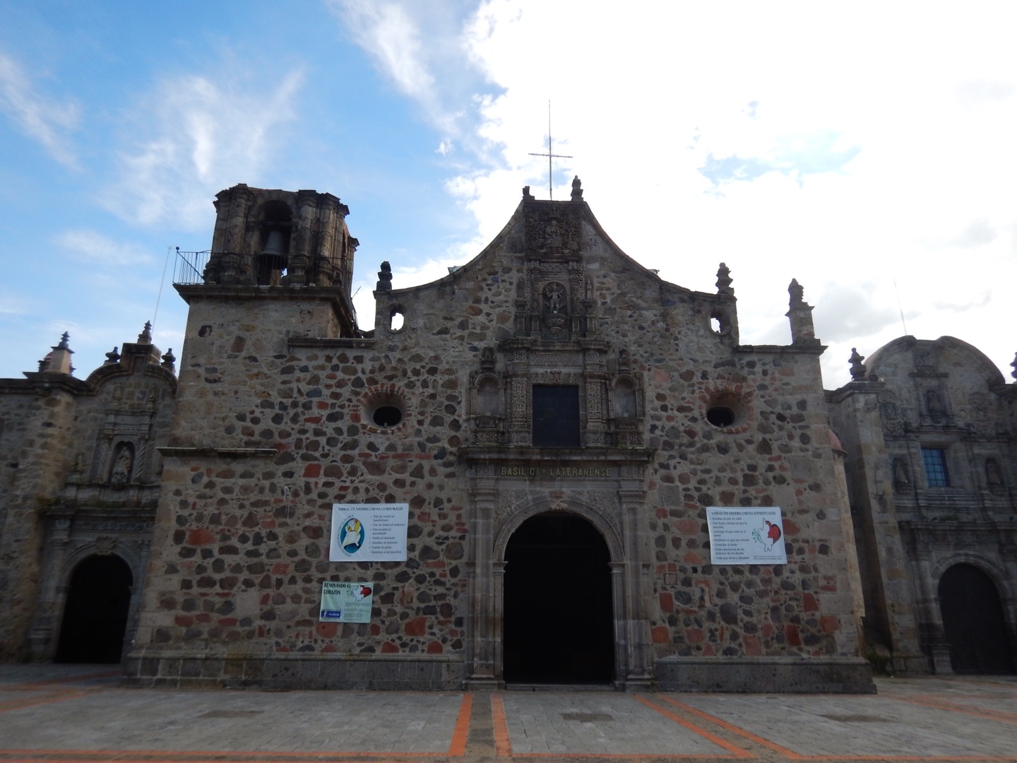 Fachada del templo de San Sebastián de Analco, en Guadalajara, Jalisco