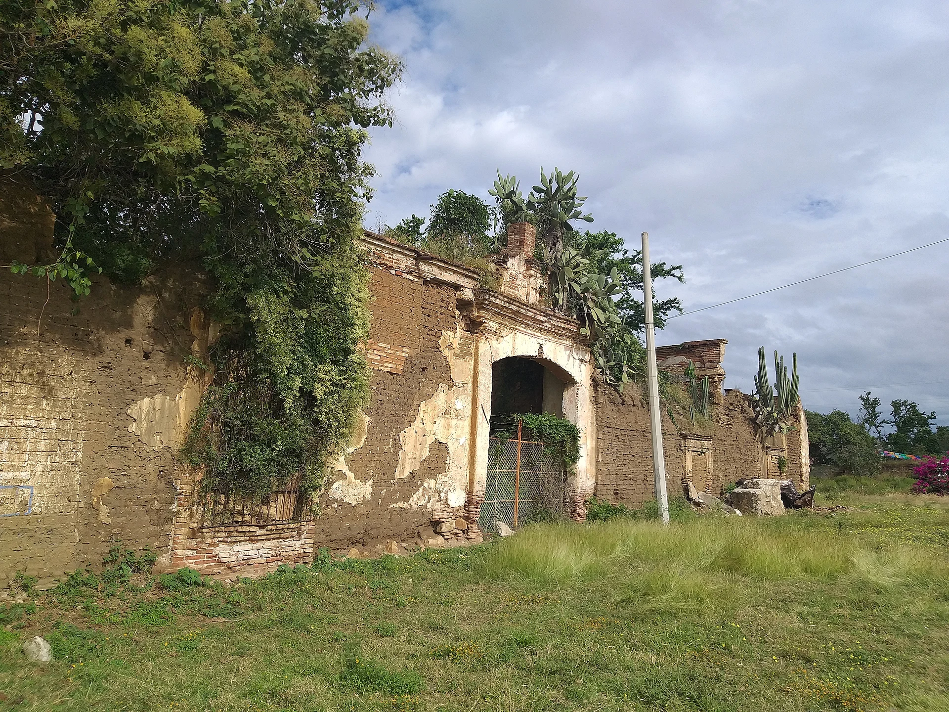 Casco de la hacienda de San Nicolás Quialana, Oaxaca