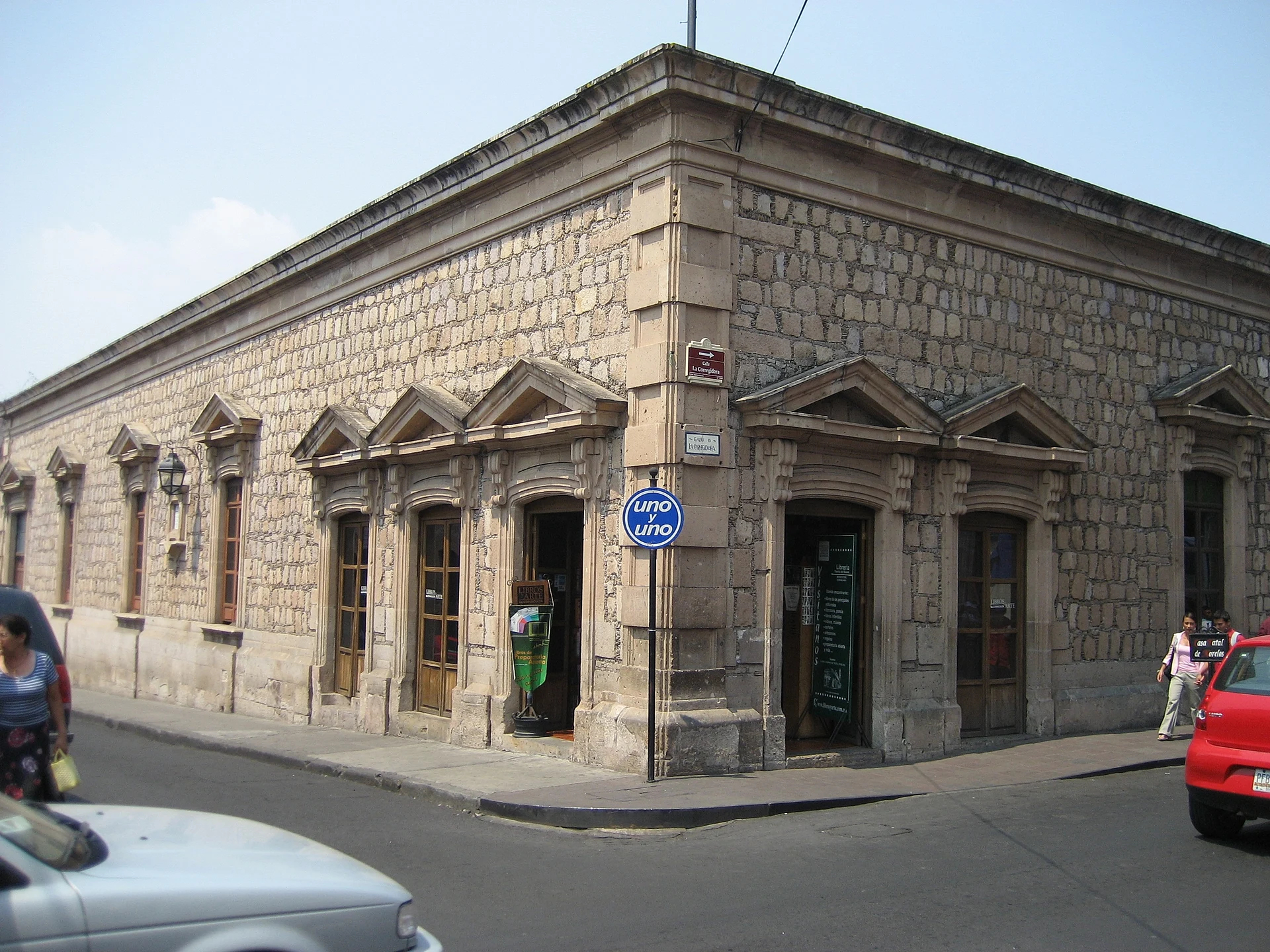 The neoclassical stone corner house where José María Morelos was born, in Morelia, Michoacán