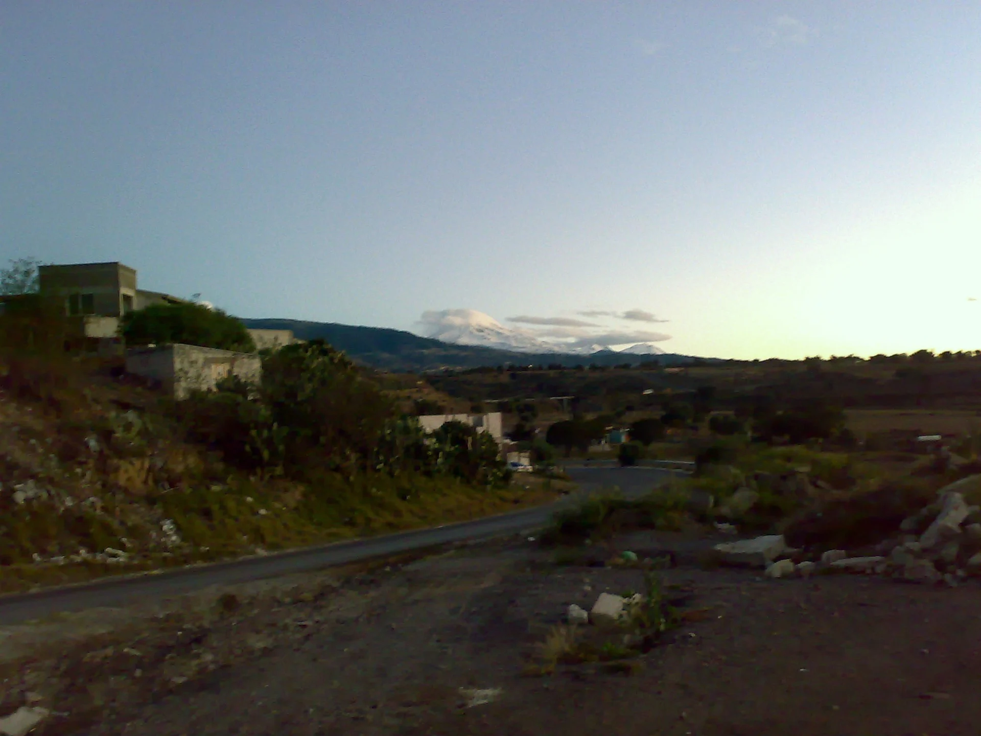 Alrededores de San Agustín, Puebla: Pico de Orizaba