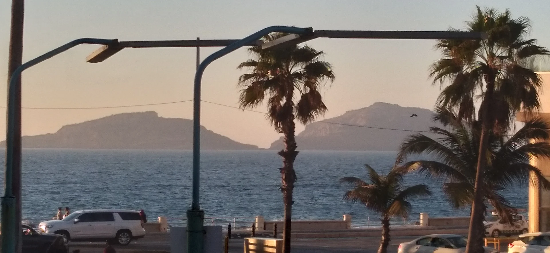 Isla de Venados seen across the water from Mazatlán's shore, Sinaloa