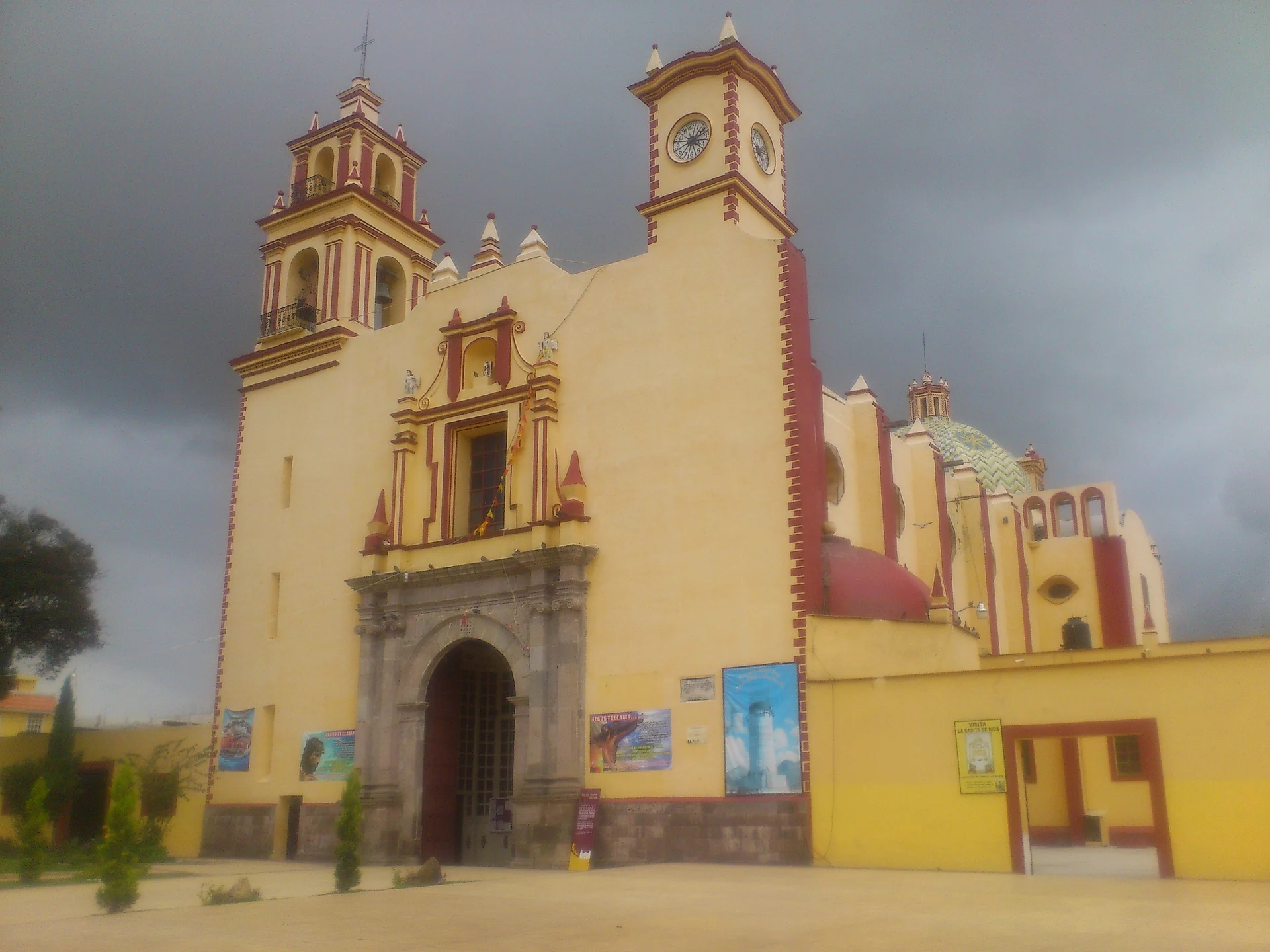 Church of San Juan Bautista in Libres, near San Carlos, Puebla