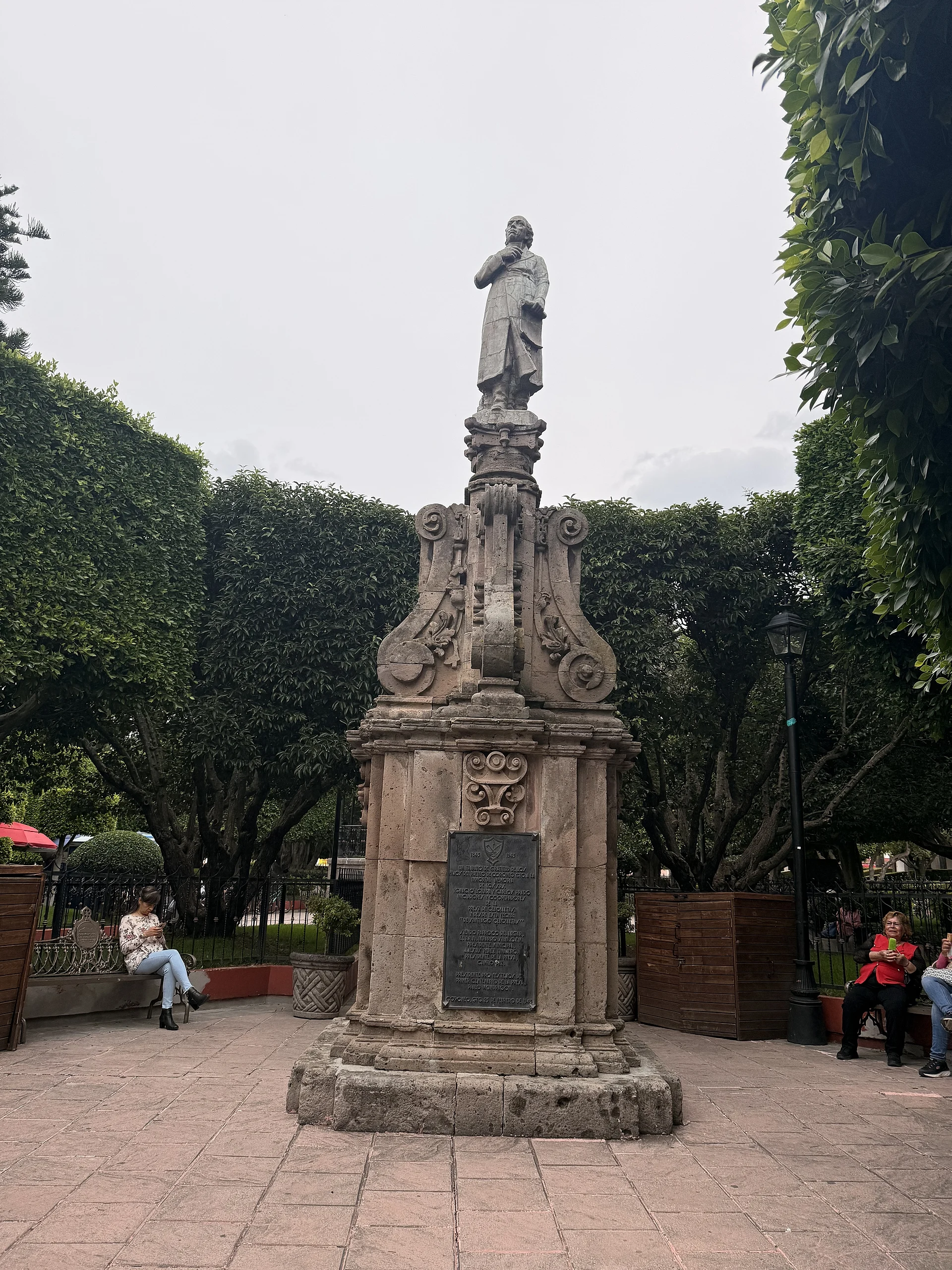 Monumento en Centro de Coroneo, Gto, Guanajuato
